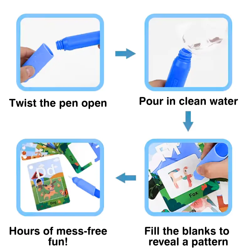 Mess-Free Water-Reveal Activity Pad - Image 3